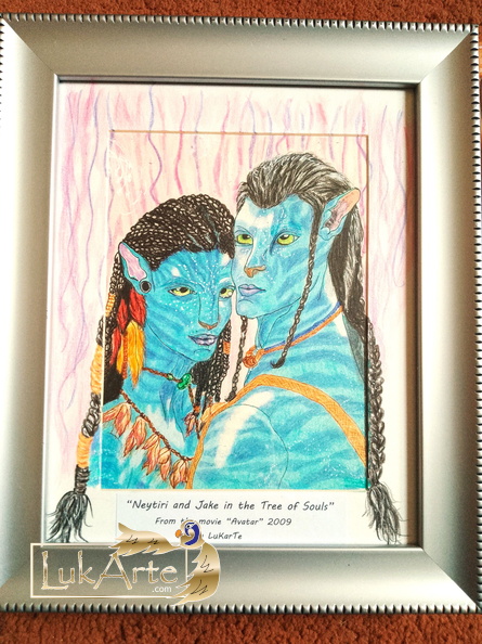 Neytiti and Jake- from the movie "Avatar" (2009)